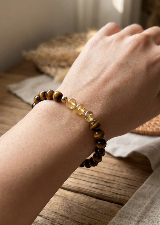 Citrine with Tiger’s Eye