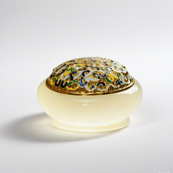 Handcrafted Art Glass Incense Burner – Intangible Heritage Inspired Design