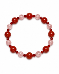 Strawberry Quartz & Red Agate