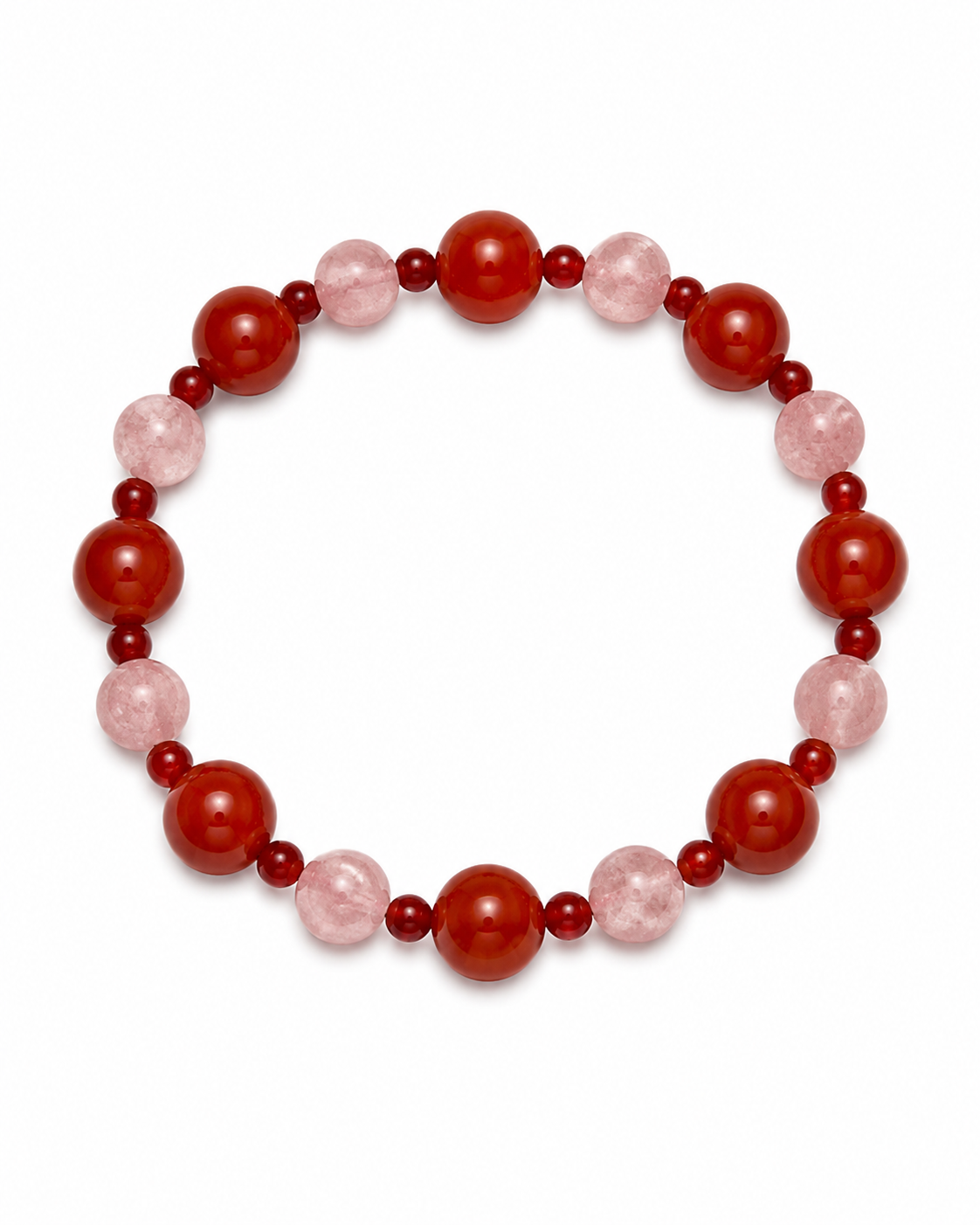 Strawberry Quartz & Red Agate