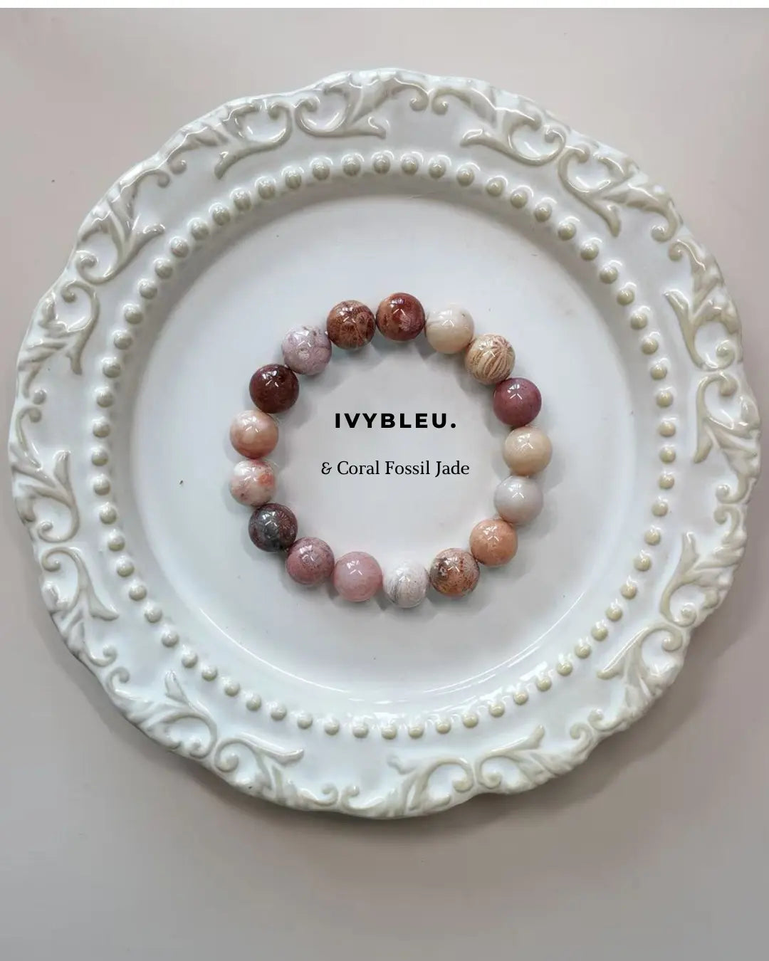 Coral Fossil Bracelet