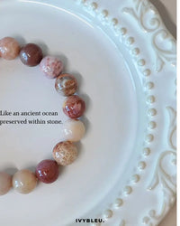 Coral Fossil Bracelet