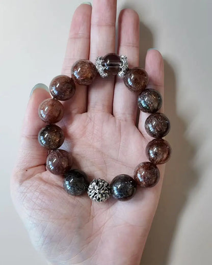 Black Super Seven & Smoky Quartz
