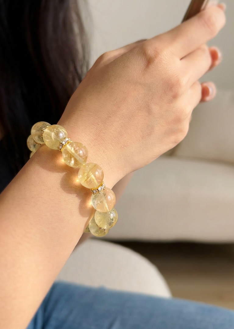 Premium Lemon Citrine Bracelet
