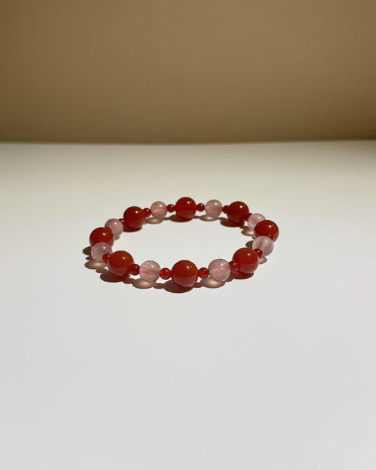 Strawberry_Quartz_Red_Agate_Energy_Bracelet