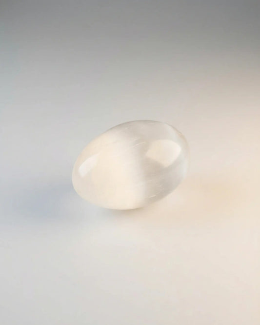 Moroccan White Moonstone Egg