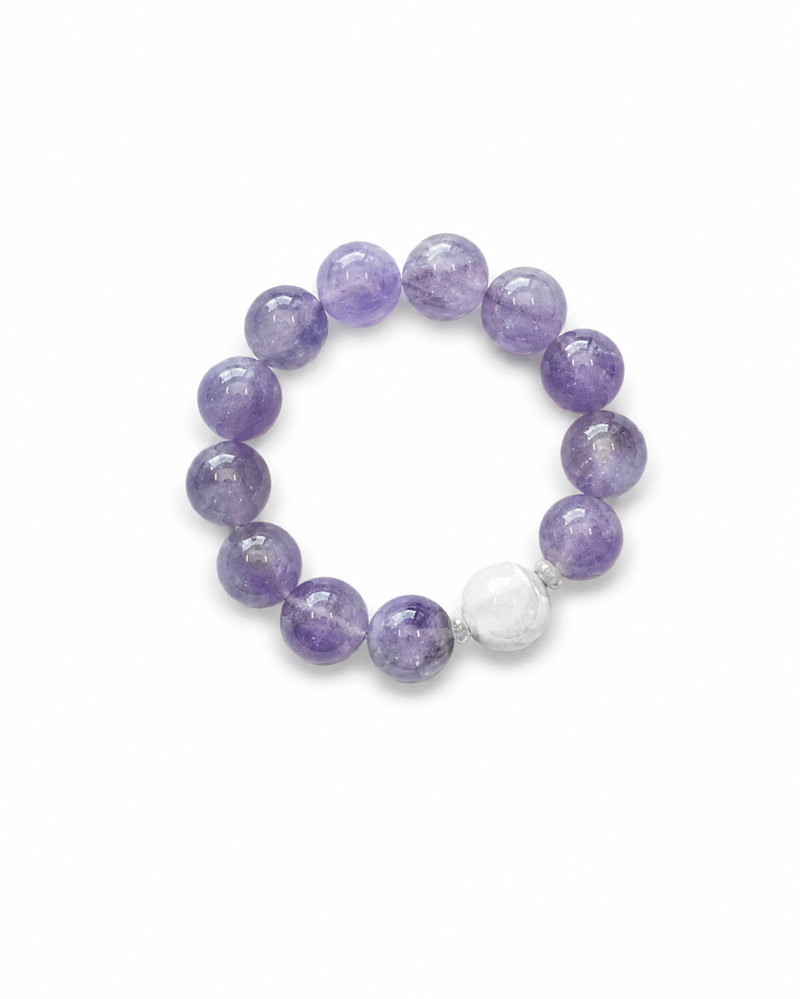 Amethyst & White Snow Phantom Quartz