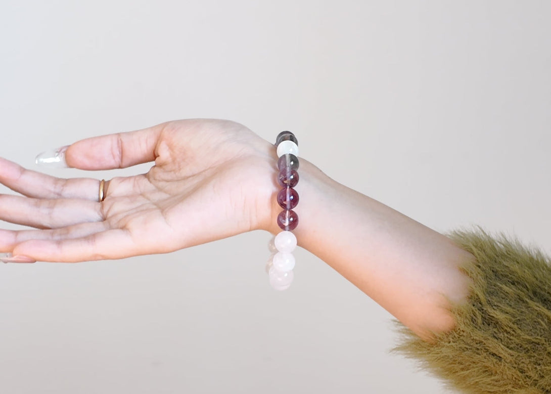 Spiritual Clarity bracelet for grounding, intuition and focus IvyBleu